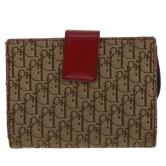 Dior Rasta Saddle Wallet Trotter Monogram Canvas and Leather Print Y2K Galliano - Picture 2 of 12